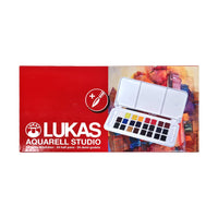 LUKAS Studio akvarell festék készlet műanyag dobozban - 24 db