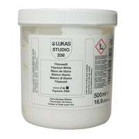 LUKAS Studio olajfesték - 500 ml Titánfehér