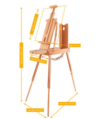 MABEF festőbőrönd állvánnyal