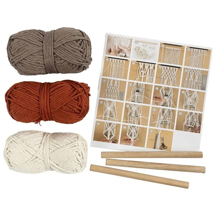 Macrame készlet függő növénytartóhoz (2)