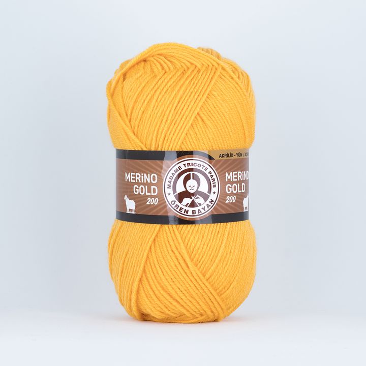 Madame Tricote Paris Merino Gold 200 - 100 g kötőfonal