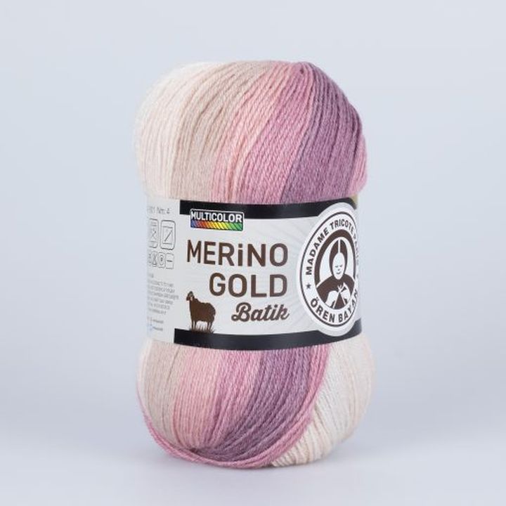 Madame Tricote Paris Merino Gold Batik fonal 100 g (3)