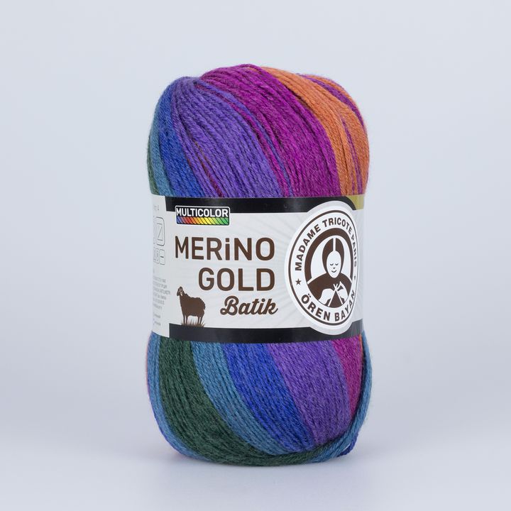 Madame Tricote Paris Merino Gold Batik fonal 100 g (5)