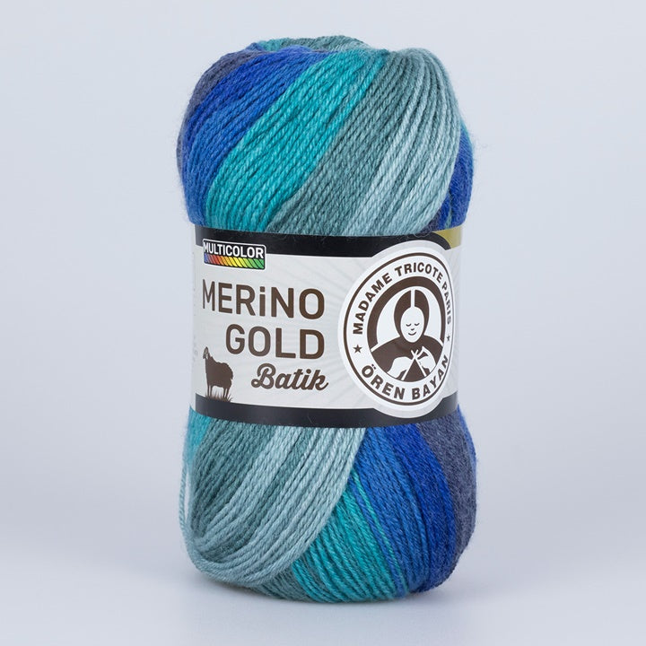 Madame Tricote Paris Merino Gold Batik fonal 100 g (6)