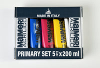 Maimeri Acrilico akrilfesték készlet Primary 200 ml