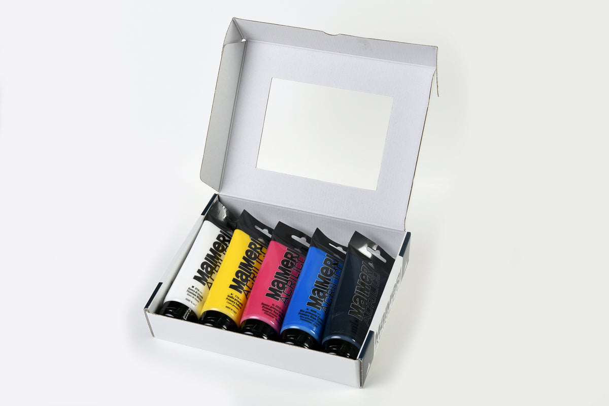 Maimeri Acrilico akrilfesték készlet Primary 200 ml