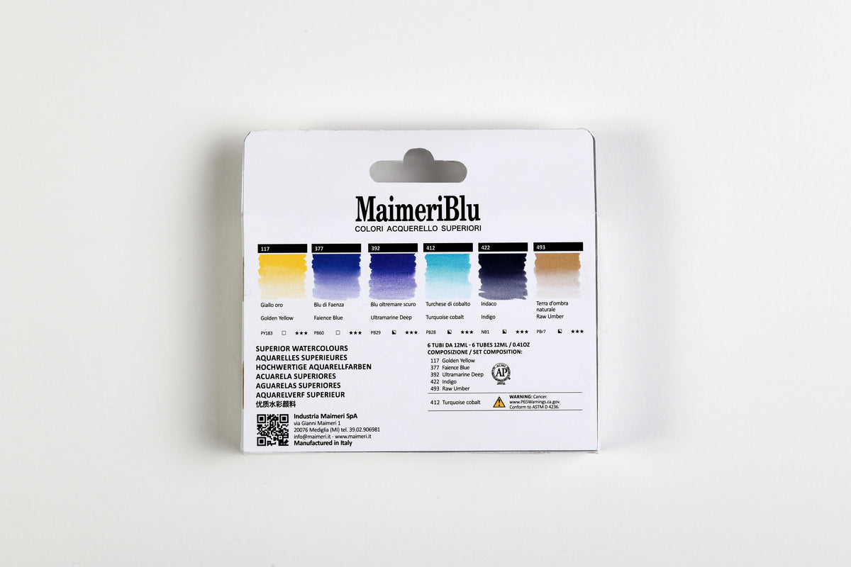 MAIMERI Maimeri Blu akvarellfesték készlet