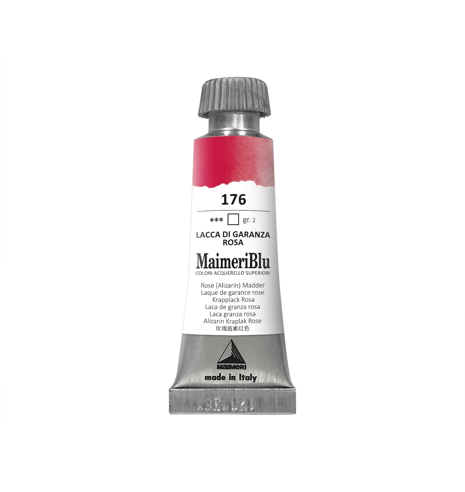 MAIMERI Maimeri Blu professzionális akvarellfesték 12 ml – Alizarin krapp rózsa