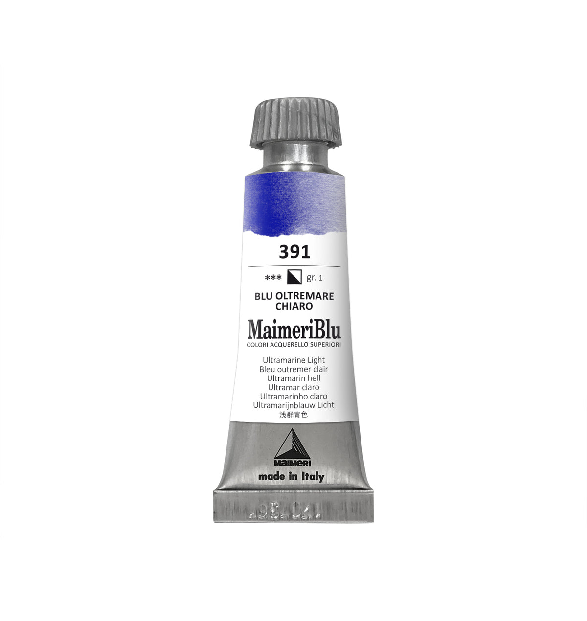 MAIMERI Maimeri Blu professzionális akvarellfesték 12 ml – Világos ultramarin