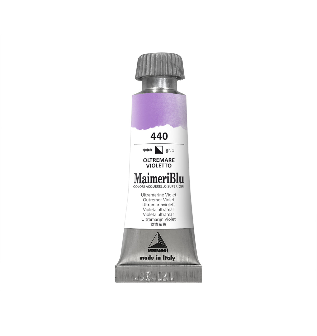 MAIMERI Maimeri Blu professzionális akvarellfesték 12 ml – Ultramarin ibolya