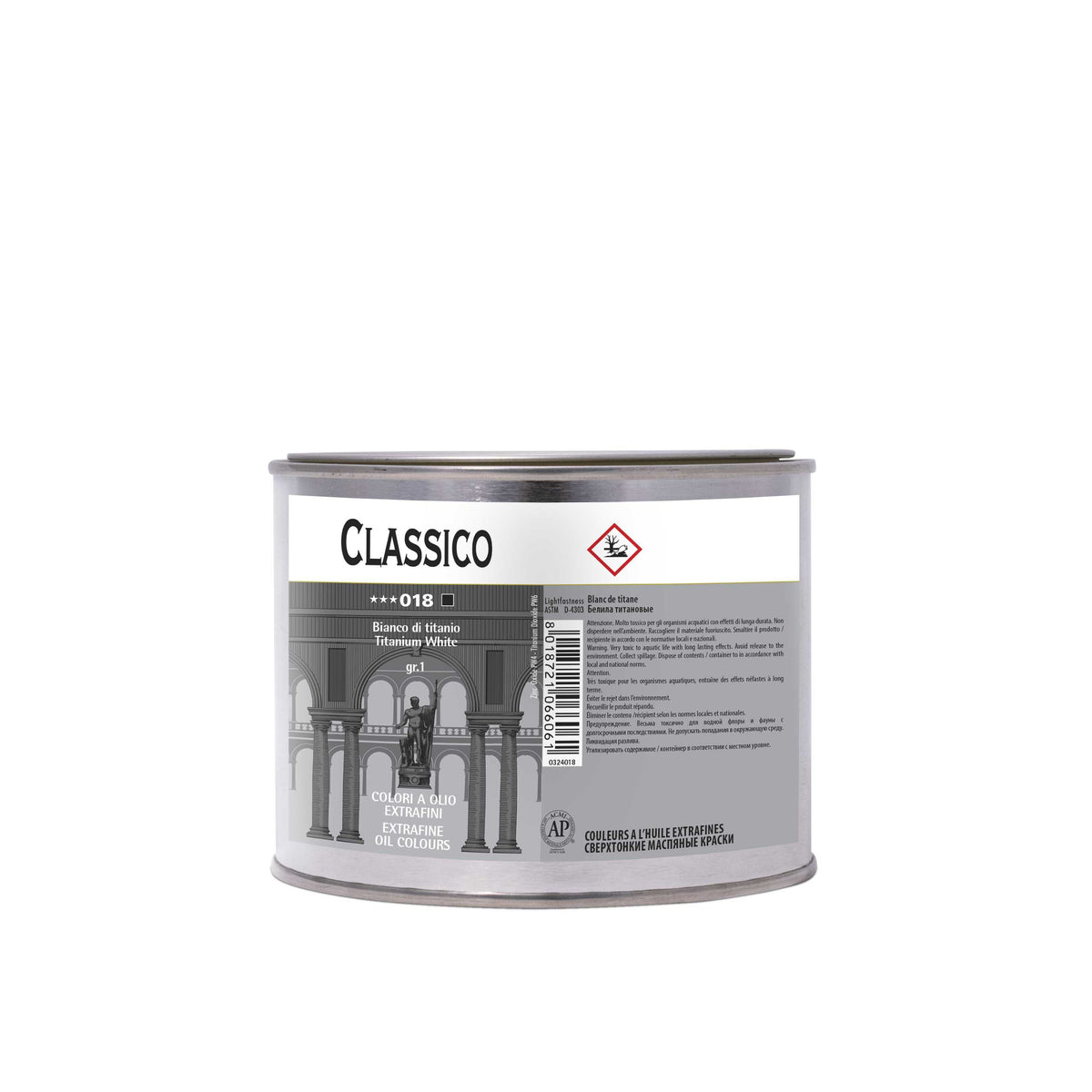 Maimeri Classico olajfesték - 500 ml | válasszon színt – Elefántcsontfekete