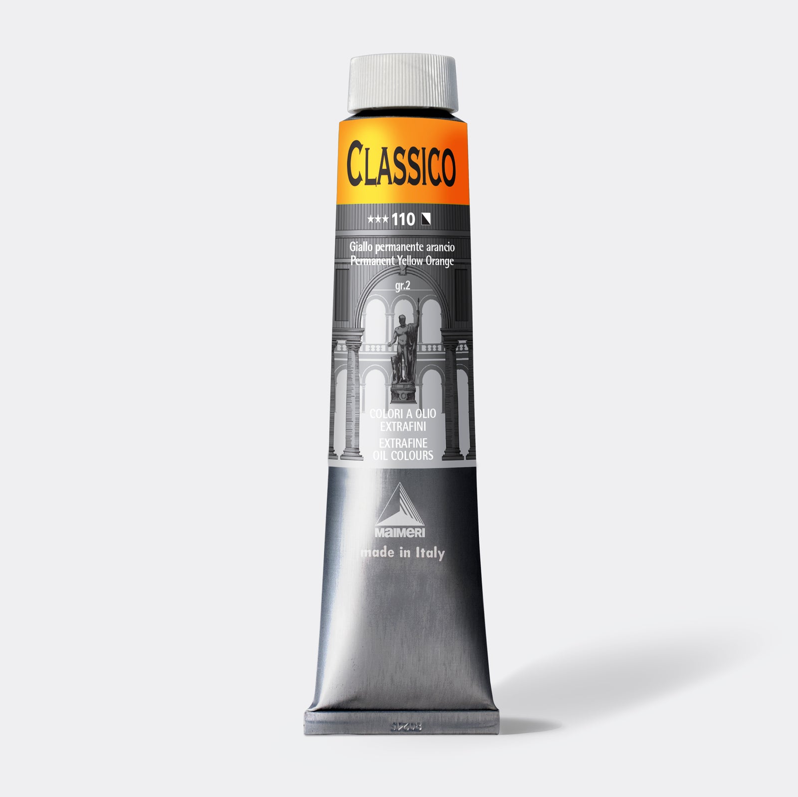 Maimeri Classico finom olajfesték 200 ml – Permanens sárgásnarancs