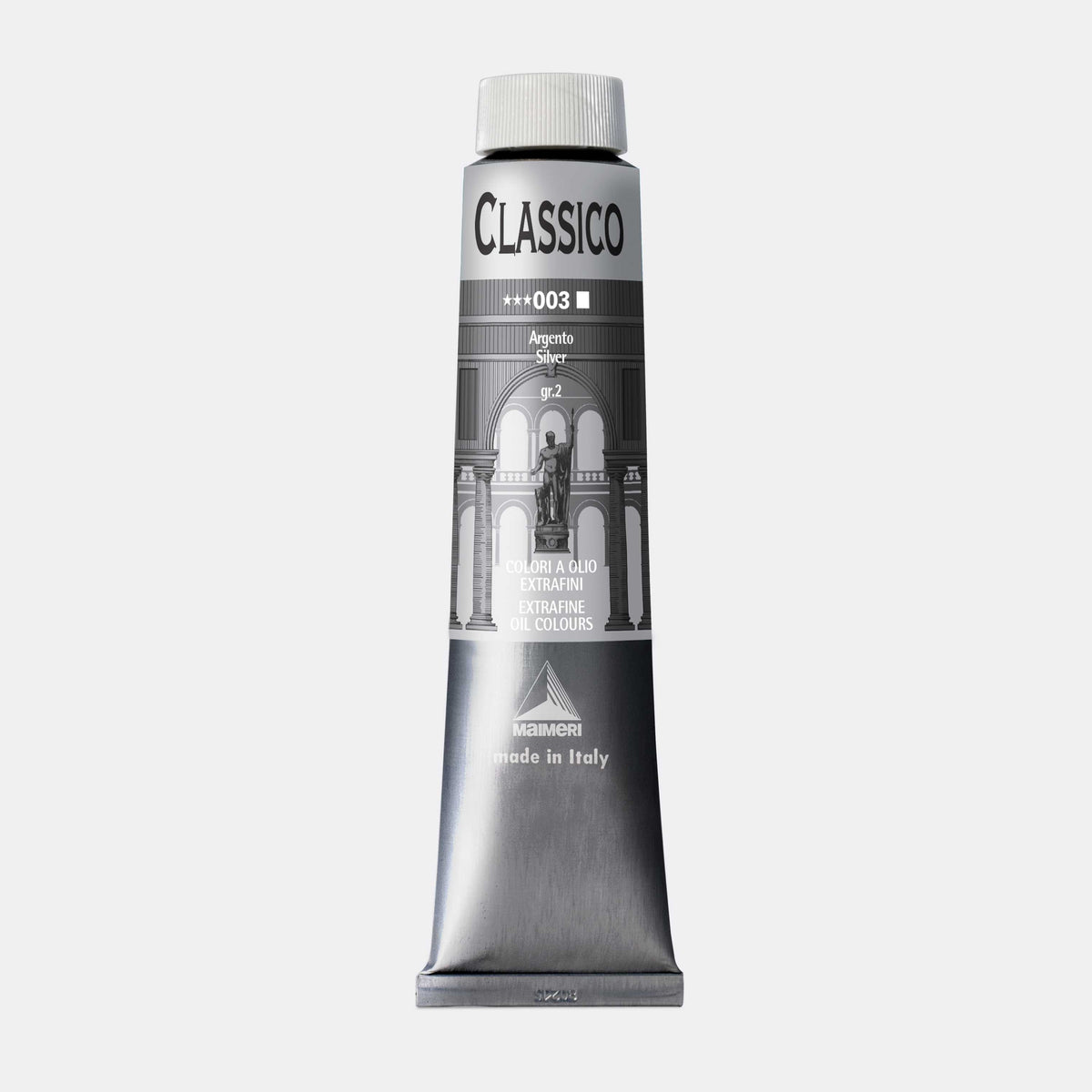 Maimeri Classico finom olajfesték 200 ml – Ezüst