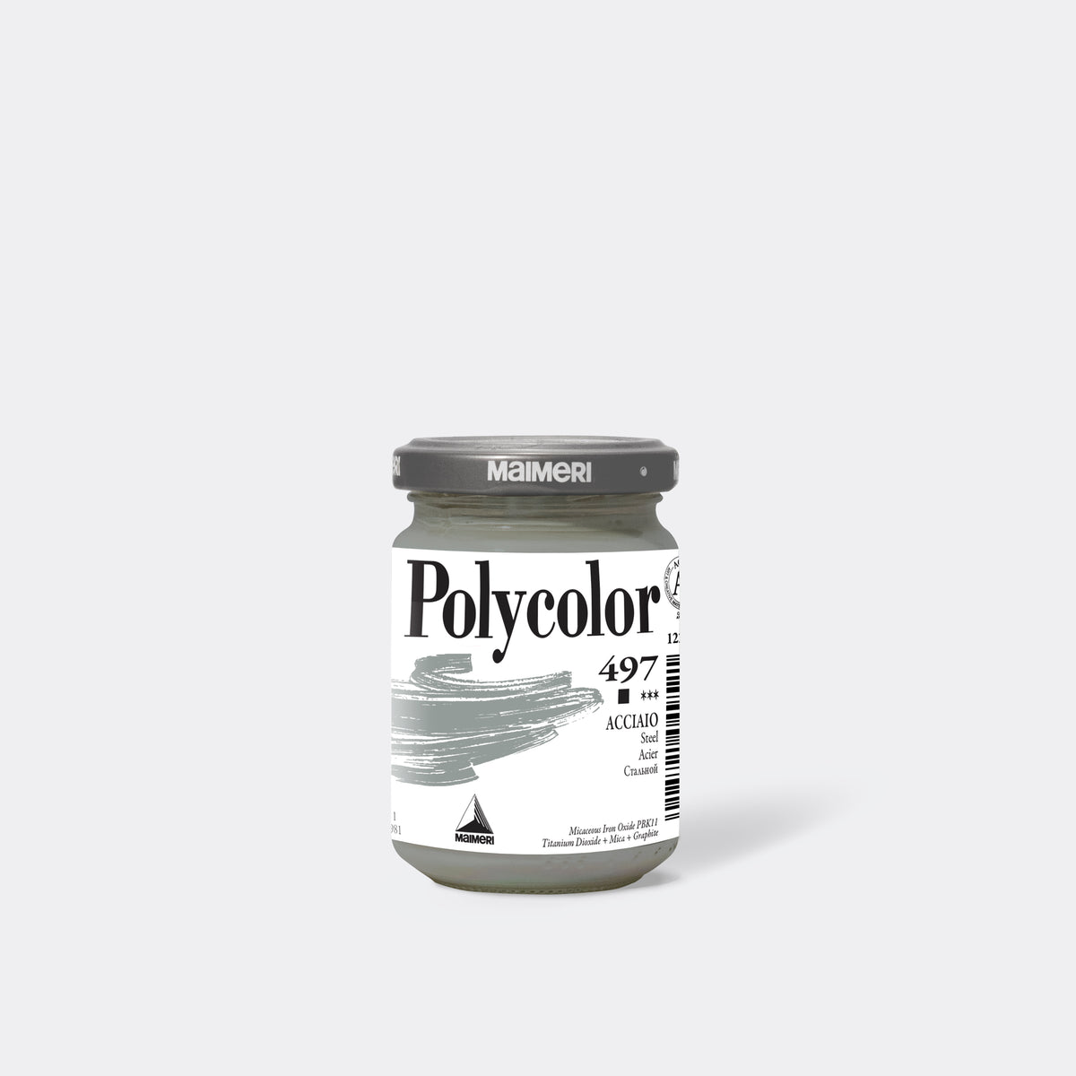 MAIMERI Polycolor finom akrilfesték 140 ml – Acél