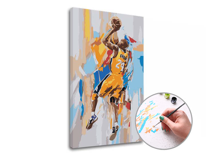 Festés számok szerint KOBE BRYANT 24 – a kereten
