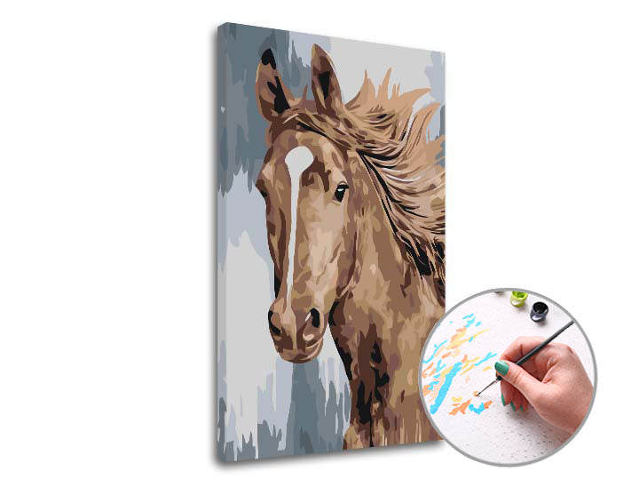 Festés a számok szerint YOUNG PUPPY – a kereten