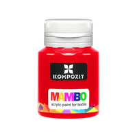MAMBO akrilfesték textilhez és bőrhöz 20 ml - 10 Piros
