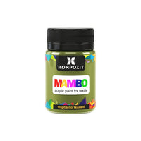 MAMBO akrilfesték textilhez és bőrhöz 50ml - 14 olajzöld