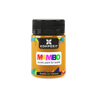 MAMBO akrilfesték textilhez és bőrhöz 50ml - 6 okkersárga