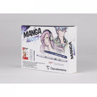 Manga rajzkészlet CLAIREFONTAINE Manga Addict Tombow A5 - 50 lapos