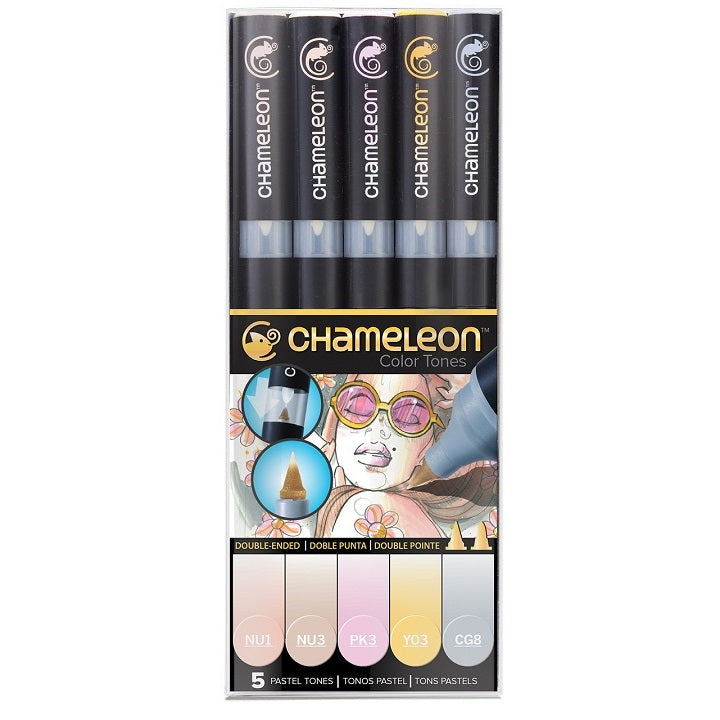 Marker szett Chameleon 5 darab - Pastel Tones