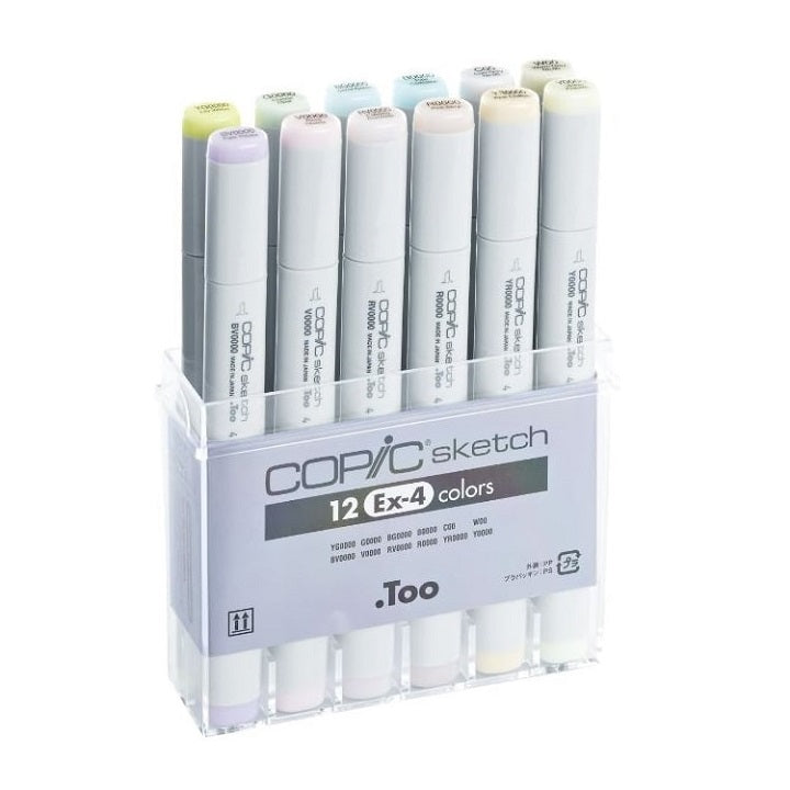 Markerek COPIC Sketch Ex-4 / készlet 12 db