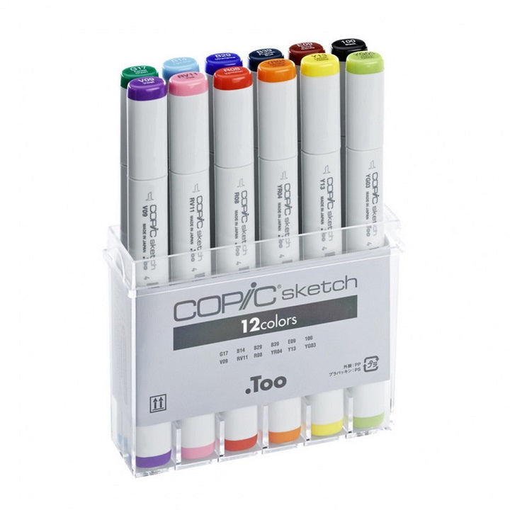 Markerek COPIC Sketch / készlet 12 db