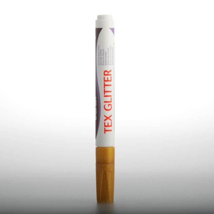 DARWI TEX textilfestő filctoll glitteres 6ml – sötétkék
