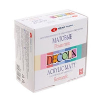 Matt akilfesék szett Decola 9x20 ml