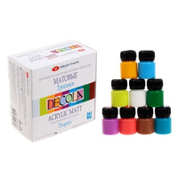 Matt akilfesék szett Decola 9x20 ml