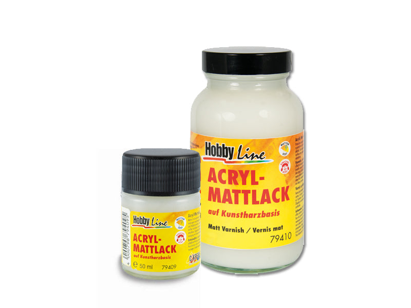 Matt szintetikus gyanta bázisú akril lakk 50 / 250 ml Hobby Line (2)