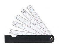 Mechanikai legyező vonalzó LENIAR - 15 cm