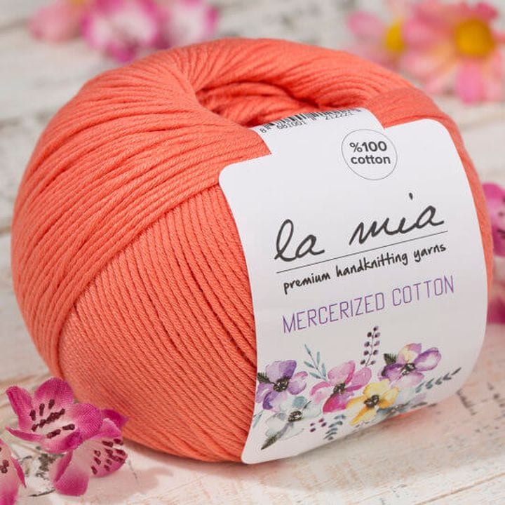 Mercerizált pamut La Mia 50 g – fekete