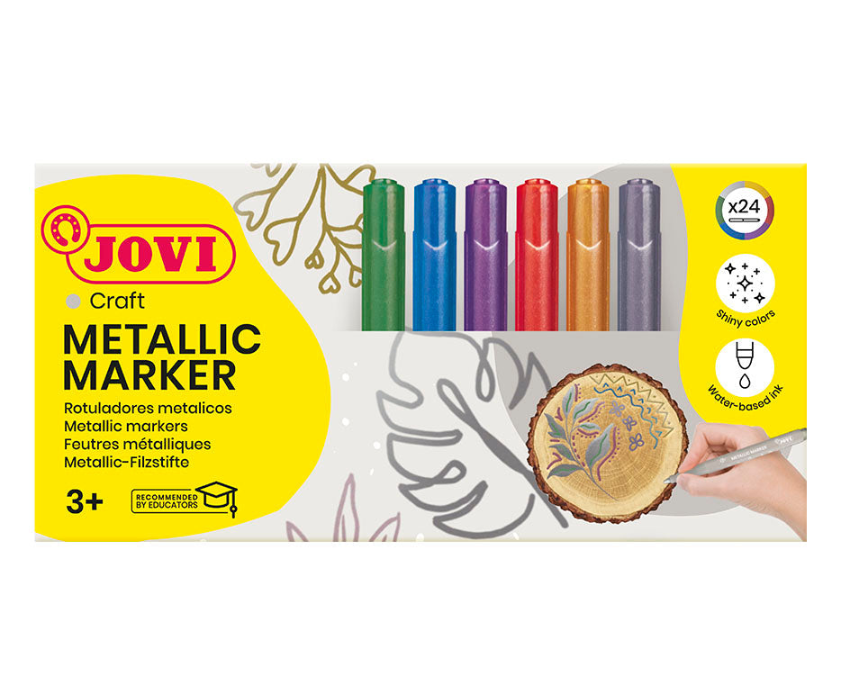 Metálfilctoll készlet JOVI Jovidecor / 24 db-os készlet - 6 szín