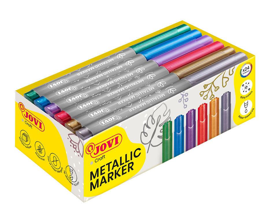 Metálfilctoll készlet JOVI Jovidecor / 24 db-os készlet - 6 szín