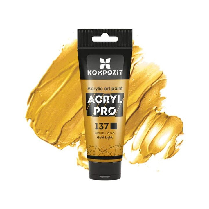 ACRYL PRO ART Composite fém akril festék 75 ml – 137 arany