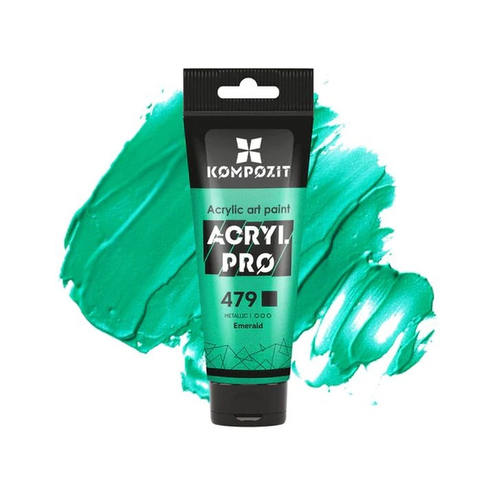 ACRYL PRO ART Composite fém akril festék 75 ml – 479 smaragd