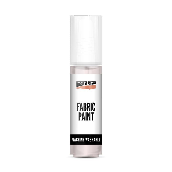 Pentart fém textilfesték 20ml – gyöngyházfehér