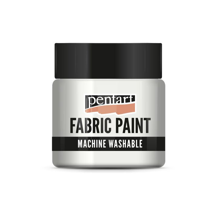 Pentart Metallic textilfesték 50 ml – gyöngyházfehér