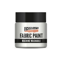 Pentart Metallic textilfesték 50 ml – gyöngyházfehér
