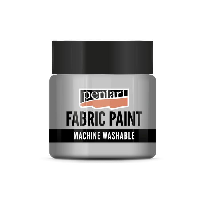 Pentart Metallic textilfesték 50 ml – Ezüst