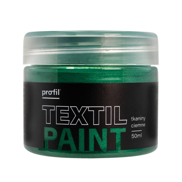 Metallikus Profile sötét textíliákhoz 50 ml – 07 - smaragdová