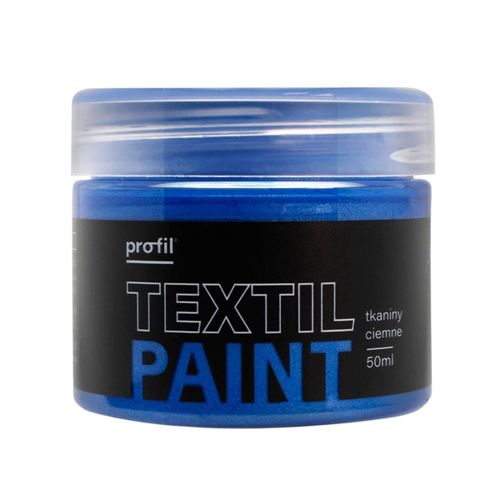 Metallikus Profile sötét textíliákhoz 50 ml – 08 - zafírová