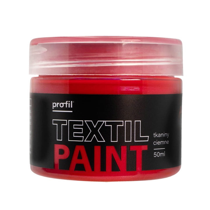 Metallikus Profile sötét textíliákhoz 50 ml – 09 - rubínová