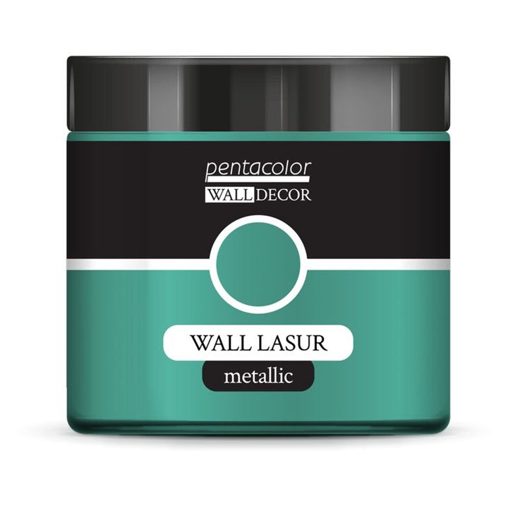 Fémes fali dekor máz 500 ml – Kék és arany
