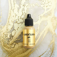 Fém alkoholos tinta KAMENSKAYA 15ml – M-033 arany