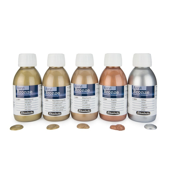 Metál bronz Acryl-Bronze Schmincke 150 ml