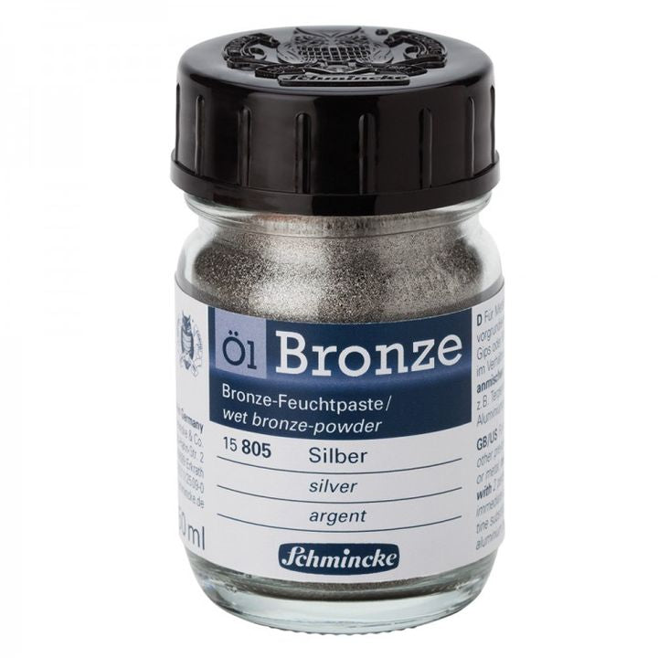 Metálpor Oil-Bronze Schmincke 50 ml – 15 805 ezüst