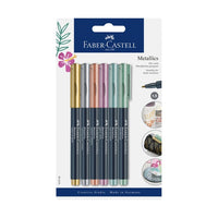 Metalikus markerek Faber-Castell - 6 db