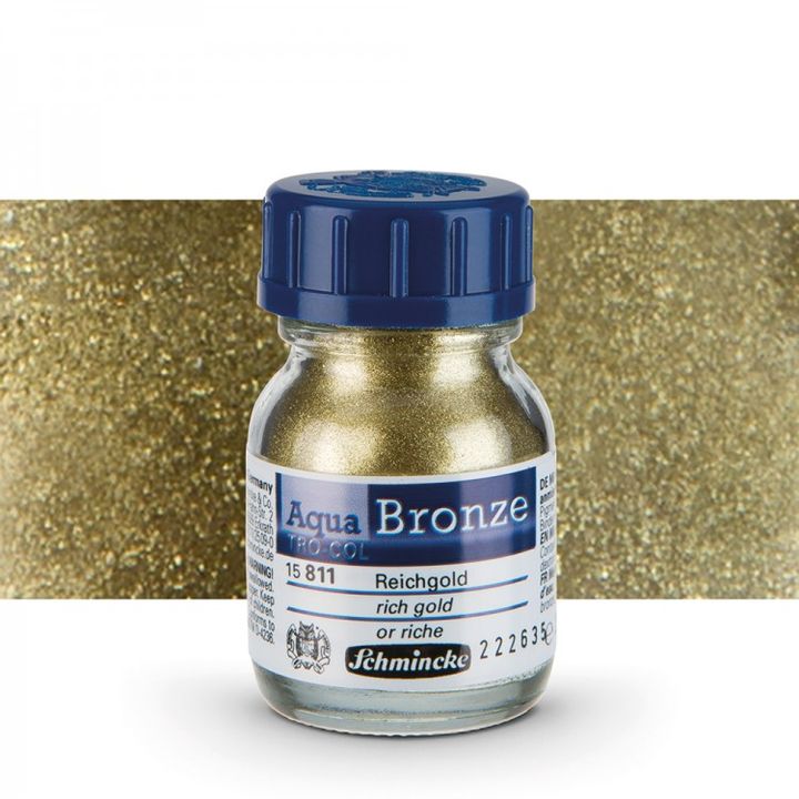 Metalikus pigmentpor Aqua-Bronze Schmincke 50 ml